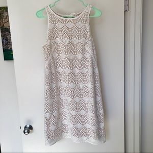 NWT Loft white dress size 8